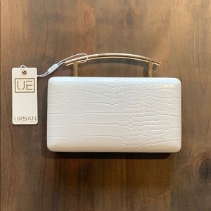Vici Croc Embossed Crossbody Clutch